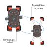 YHNQFB Motorcycle Phone Holder for Kawasaki Vulcan S 2015–2024, Black Rearview Mirror Style view 3