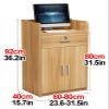 Modern Reception Desk with Cash Register, Office Computer Station for Home, Office, Salon, Spa and Lobby, 60 x 40 x 90 cm view 2