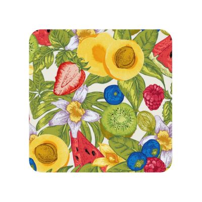 Healthy Food Eco Square Whiteboard Magnets for Kitchen, School, and Whiteboards