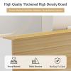 Modern Reception Desk with Lockable Drawer and Open Shelves for Supermarkets and Convenience Stores view 2