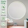 Frosted Window Privacy Film 120 x 900 cm, Static Cling, No Adhesive, Reusable, Slatted Pattern view 3