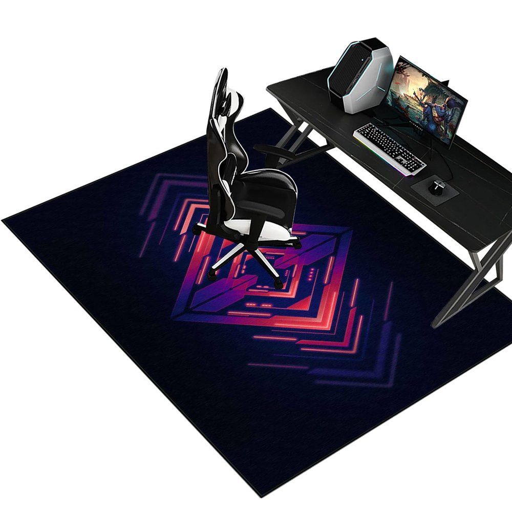 Office Chair Mat, Gaming Carpet Floor Protector, 110 x 170 cm