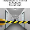 Retractable Magnetic Belt Barrier, Yellow/Black Striped view 2