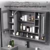 LDTTYRC Smart LED Bathroom Medicine Cabinet with Defogging Mirror view 2