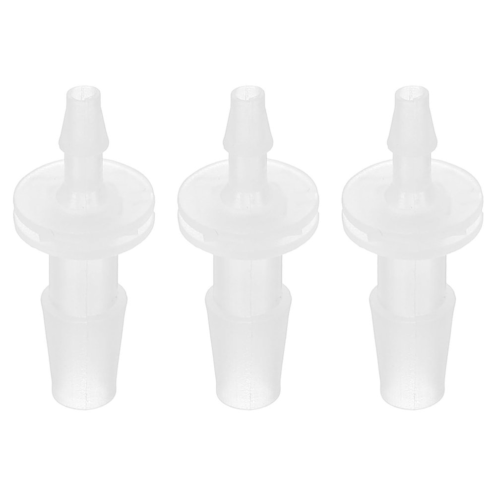 PATIKIL Hose Barb Reducer, 3-Pack, 1/4" to 1/8" Hose ID, Plastic Hose Adapter