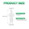 PATIKIL Hose Barb Reducer, 3-Pack, 1/4" to 1/8" Hose ID, Plastic Hose Adapter view 2