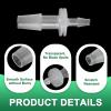 PATIKIL Hose Barb Reducer, 3-Pack, 1/4" to 1/8" Hose ID, Plastic Hose Adapter view 3