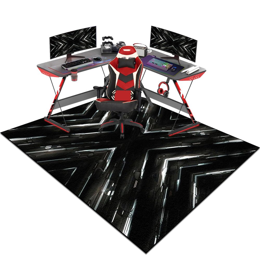 Xiaputcr Gaming Chair Mat for Hard Floors, 60 x 100 cm
