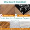 Xiaputcr Gaming Chair Mat for Hard Floors, 60 x 100 cm view 4
