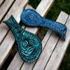 Blue & Turquoise Ceramic Spoon Rest, Handmade Spoon Holder for Stovetop, Tea Bag Holder, Kitchen Utensil Holder, Gift for the Home view 1
