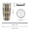 Stanley Stainless Steel Travel Mug with Lid, Tree Pattern, 590 ml view 2
