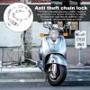 Rrlihjgu Bike Lock, Heavy-Duty Steel Anti-Theft Chain Lock with Keys view 3