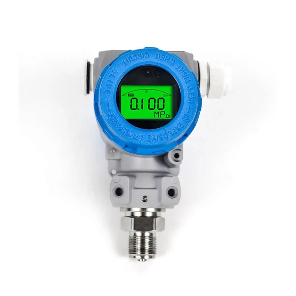 CLBSWYEJK LED Digital Pressure Transmitter, 4–20 mA, Diffused Silicon, 0–100 MPa, Stainless Steel (No Display, 0–10 V)
