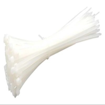 CvbGNJm Premium Nylon Cable Ties, Self-Locking, White