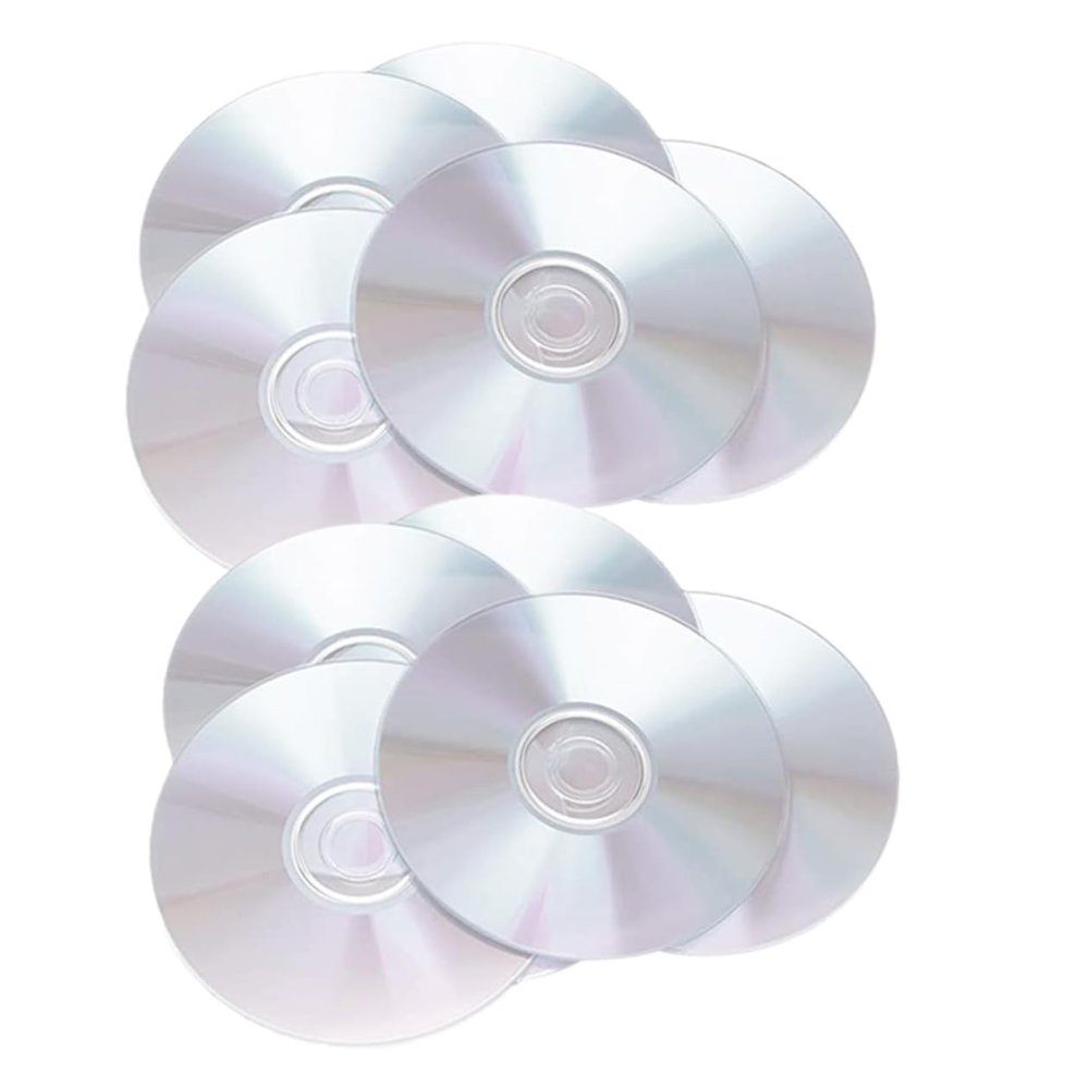 10 Transparent CD Wall Decorations for Writing and Drawing