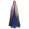 EdWal White Swan-Print Hooded Cloak for Halloween and Cosplay view 2