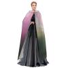 EdWal White Swan-Print Hooded Cloak for Halloween and Cosplay view 3