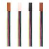 TRKETK 4-Piece Bookmark Set with 5 Colorful Faux Leather Ribbons view 1