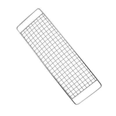 PRETYZOOM 304 Stainless Steel Grill Grate with Pot Holder, Portable and Easy to Clean