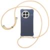 mtb more energy Phone Lanyard Case for OnePlus ACE5 5G – Gold Cord/Silver Metal Parts view 1