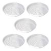 Transparent Plant Saucers, 5-Pack view 1