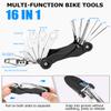 Zaxiva 37-Piece Bicycle Repair Tool Kit, 17-in-1 Portable Multitool with Storage Bag view 2