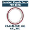 JNVFTCUX HC-MH-P08H8 Bearing 30.6 × 41.8 × 8 mm, 45/45, Bicycle 1-1/8 in Ball Headset Repair Part view 2