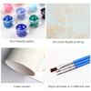 Okeeyseda Paint by Numbers DIY Acrylic Painting Kit for Kids & Adults, 40 x 45 cm, Silent Harbor Pattern, 3 Brushes view 4