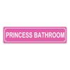 Princess Bathroom Royal Family Members Metal Sign, 40.6 x 10.2 cm view 1