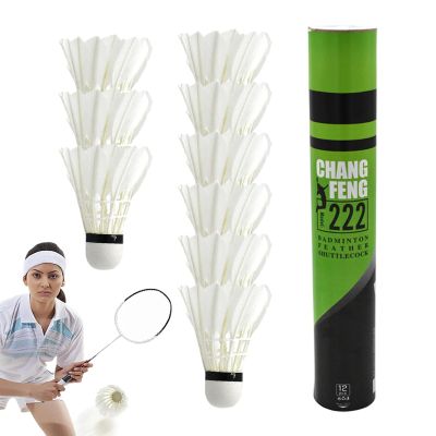 Outdoor Badminton Feather Shuttlecocks