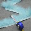 WDZDS Purple Fluffy Rooster Hackle Feather Fringe Trim, 8–10 cm Wide × 2 m view 3