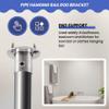 Okeeyseda Wardrobe 22 mm Diameter Pipe Hanging Rail Rod End Support Bracket view 3