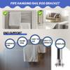 Okeeyseda Wardrobe 22 mm Diameter Pipe Hanging Rail Rod End Support Bracket view 4