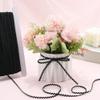 GORGECRAFT 40 m Black 3 mm Rickrack Trim, Wavy Zigzag Fabric Ribbon for DIY Crafts view 3