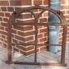 Antique Cast-Iron Window with Round Arch view 2