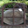 Antique Cast-Iron Window with Round Arch view 3
