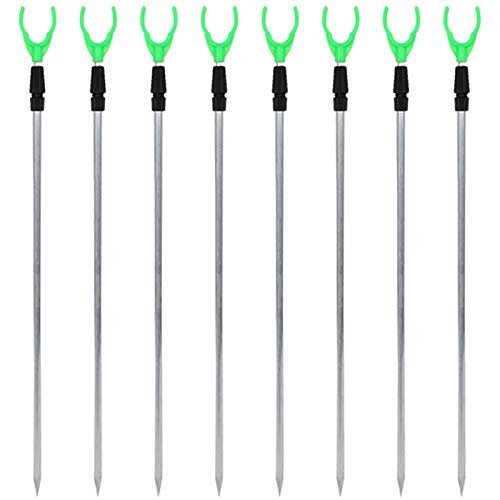 Okeeyseda 8-Piece Adjustable Metal Fishing Rod Holder Set