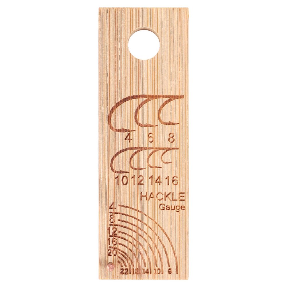 Okeeyseda Wooden Fishing Hook Gauge Ruler