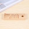 Okeeyseda Wooden Fishing Hook Gauge Ruler view 3