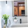 Gadpiparty Wall-Mounted Stainless Steel and Glass Toilet Paper Holder with Space-Saving Design view 4