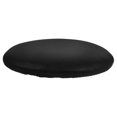 IMIKEYA Round Bar Stool Seat with Black PU and Soft Sponge