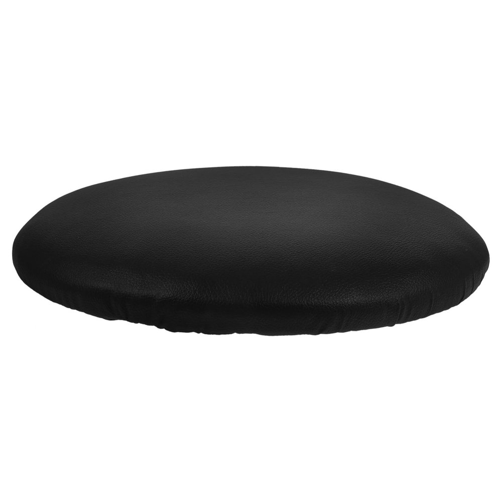 IMIKEYA Round Bar Stool Seat with Black PU and Soft Sponge