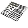 OKDJX 190-Piece M5/M6 Motorcycle Fairing Screw and Bolt Kit for Suzuki (Black) view 1