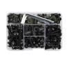 OKDJX 190-Piece M5/M6 Motorcycle Fairing Screw and Bolt Kit for Suzuki (Black) view 2