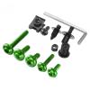 OKDJX 190-Piece M5/M6 Motorcycle Fairing Screw and Bolt Kit for Suzuki (Black) view 3