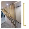 L-Shaped Metal Stair Railing Post, Gold, 1 Piece, 24 in view 1