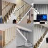 L-Shaped Metal Stair Railing Post, Gold, 1 Piece, 24 in view 2