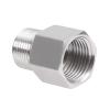 HBGNZU 1-Piece Female-to-Male BSP-Thread 304 Stainless Steel High-Pressure Pipe Fitting (F M12x1 to M M10x1) view 1