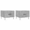 HEFZGDB 2-Piece Coffee Table Set, Concrete Gray, 50 x 50 x 40 cm view 2