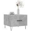 HEFZGDB 2-Piece Coffee Table Set, Concrete Gray, 50 x 50 x 40 cm view 3